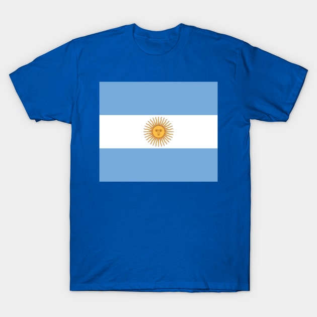 Argentina flag T-Shirt by flag for all